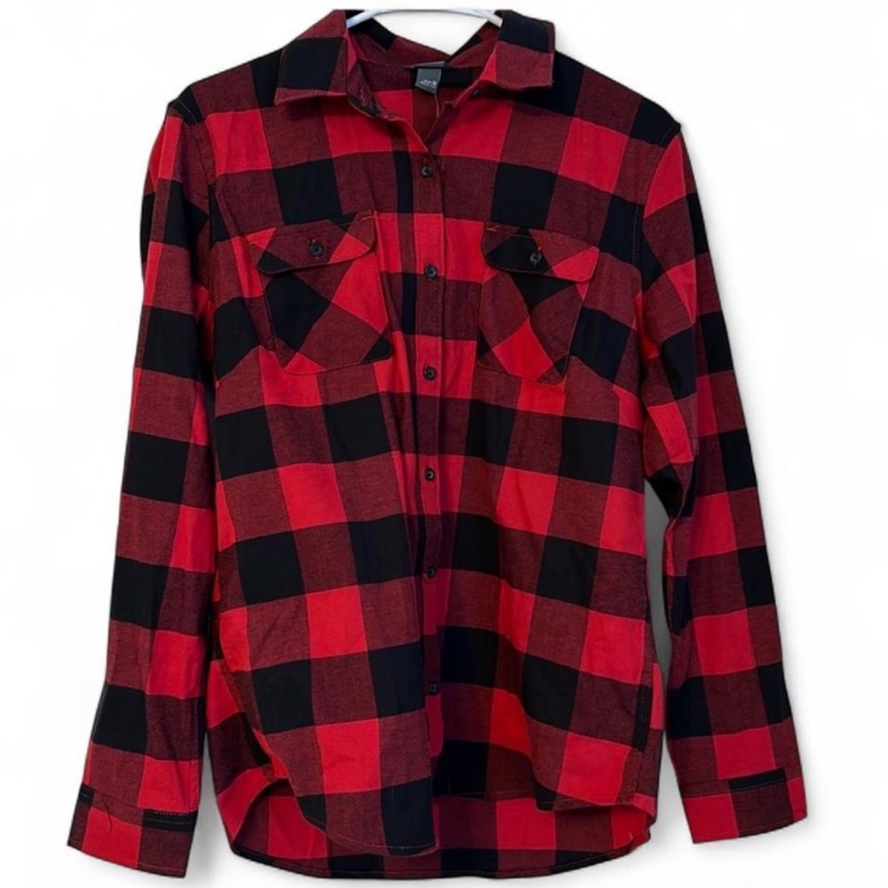 Eddie Bauer women's buffalo check flannel medium